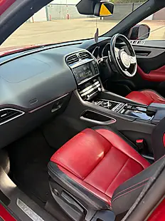 Used 2017 Jaguar F-Pace R-Sport Red - Interior and Exterior details 9