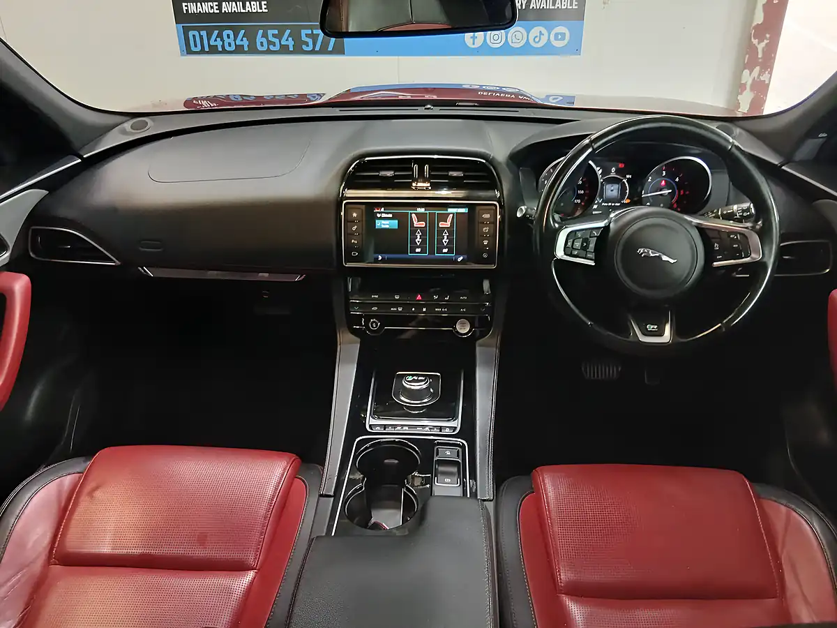 Used 2017 Jaguar F-Pace R-Sport Red - Interior and Exterior details 10