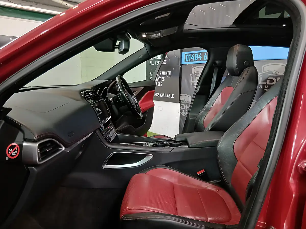 Used 2017 Jaguar F-Pace R-Sport Red - Interior and Exterior details 6