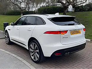 Used 2017 Jaguar F-Pace R-Sport White - Interior and Exterior details 12