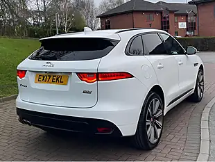 Used 2017 Jaguar F-Pace R-Sport White - Interior and Exterior details 16