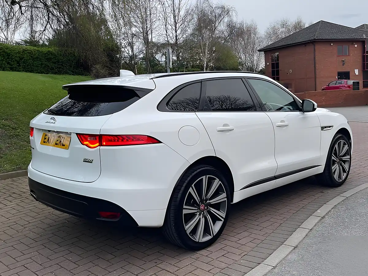 Used 2017 Jaguar F-Pace R-Sport White - Interior and Exterior details 18