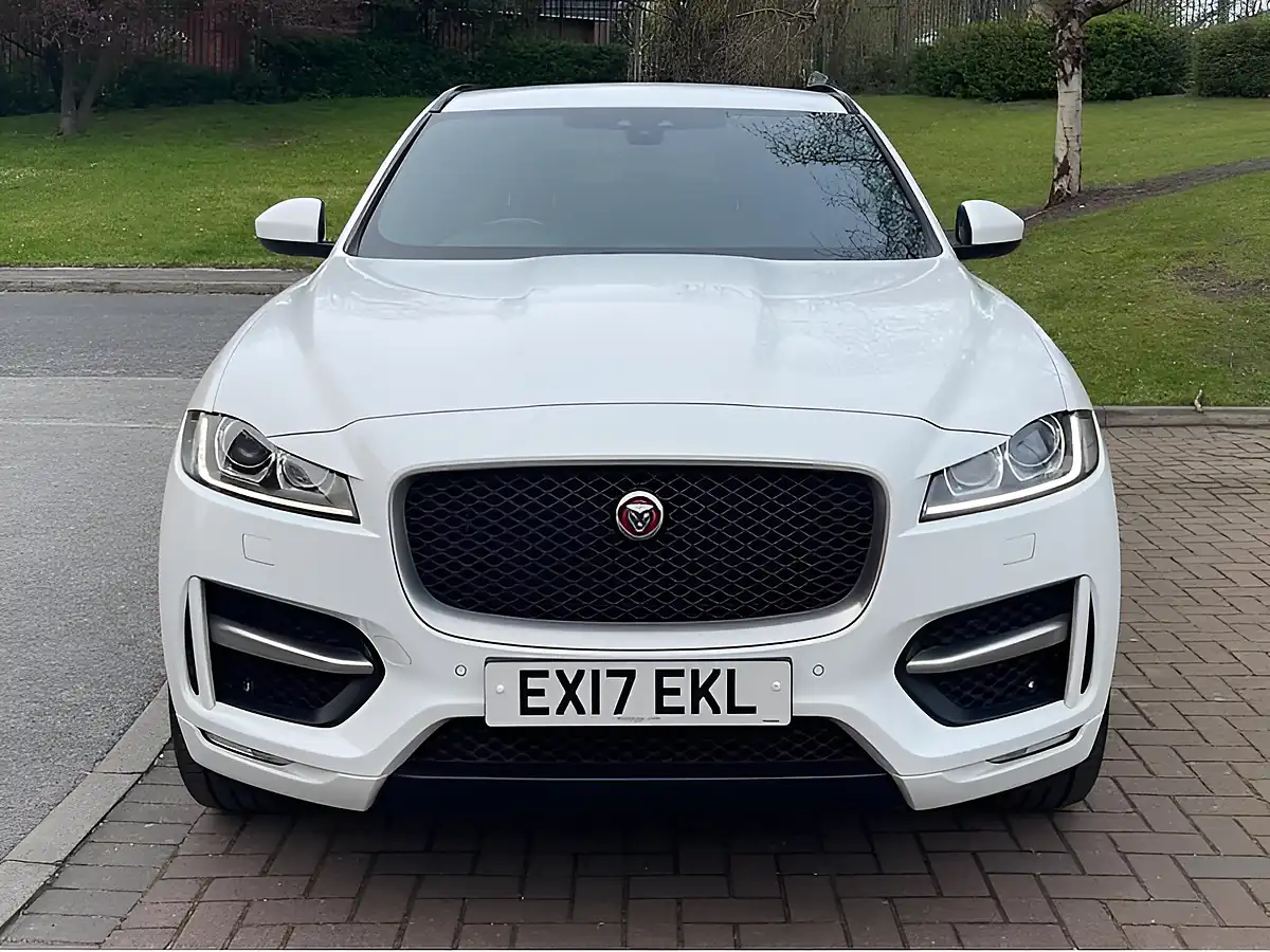 Used 2017 Jaguar F-Pace R-Sport White - Interior and Exterior details 2