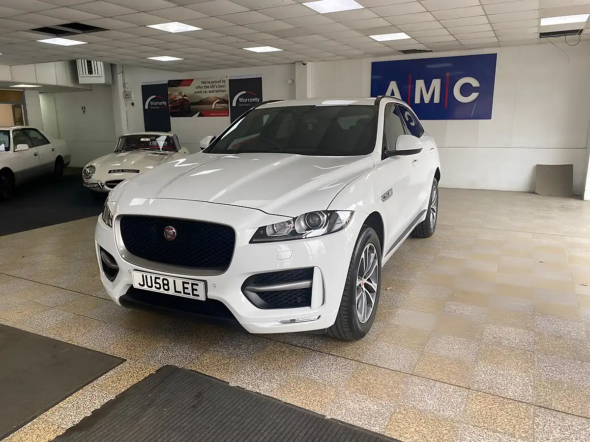 Used 2017 Jaguar F-Pace R-Sport White - Interior and Exterior details 3