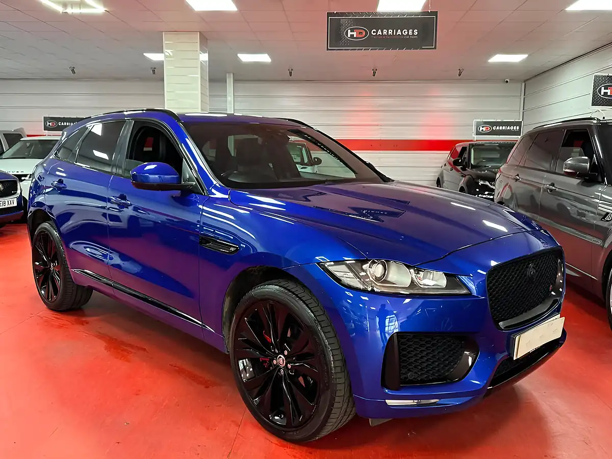 Used 2017 Jaguar F-Pace S Caesium Blue - Interior and Exterior details 2