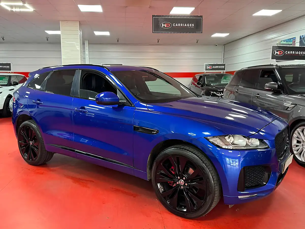 Used 2017 Jaguar F-Pace S Caesium Blue - Interior and Exterior details 3