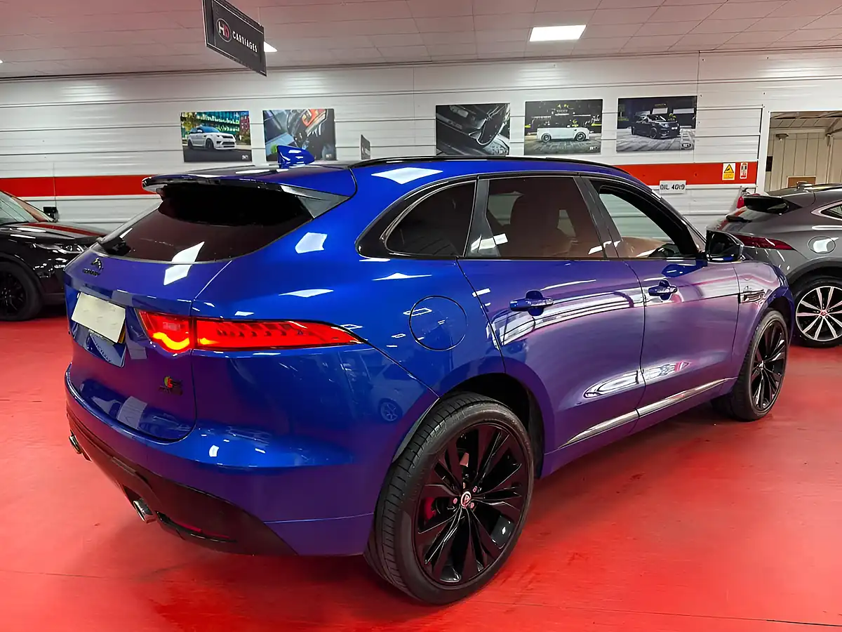 Used 2017 Jaguar F-Pace S Caesium Blue - Interior and Exterior details 5