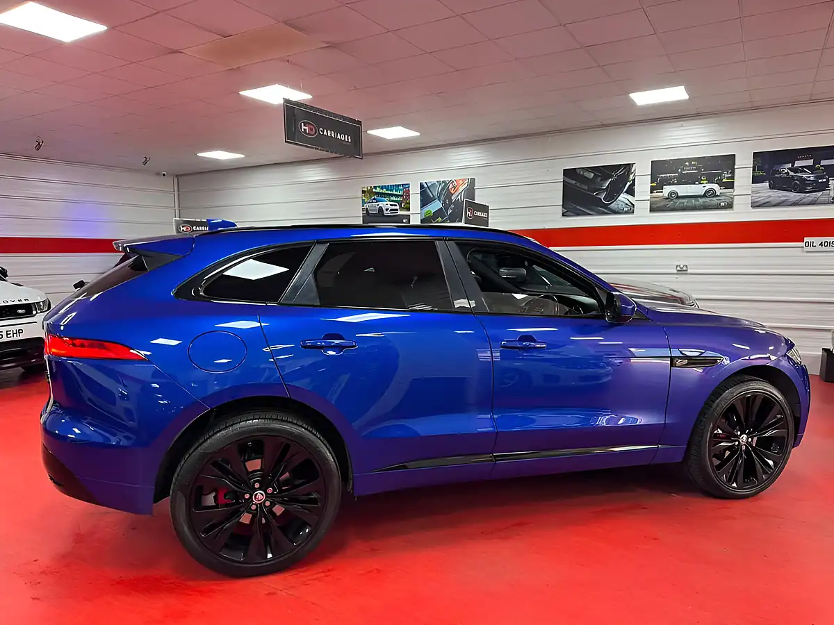 Used 2017 Jaguar F-Pace S Caesium Blue - Interior and Exterior details 6