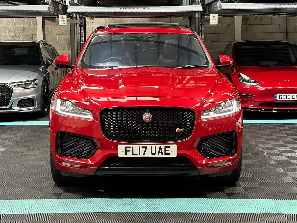 Used 2017 Jaguar F-Pace S Red - Interior and Exterior details 4
