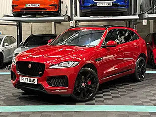 Used 2017 Jaguar F-Pace S Red - Interior and Exterior details 5