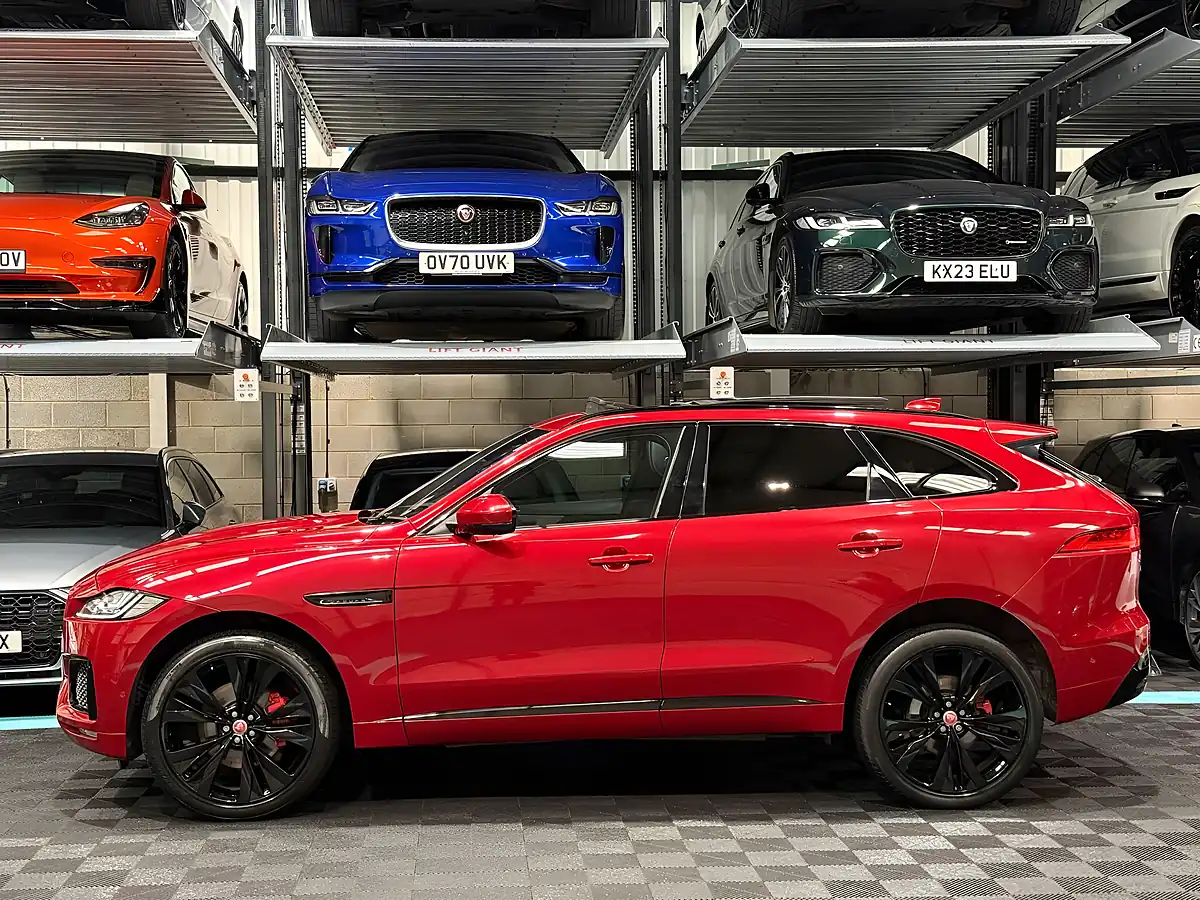 Used 2017 Jaguar F-Pace S Red - Interior and Exterior details 6