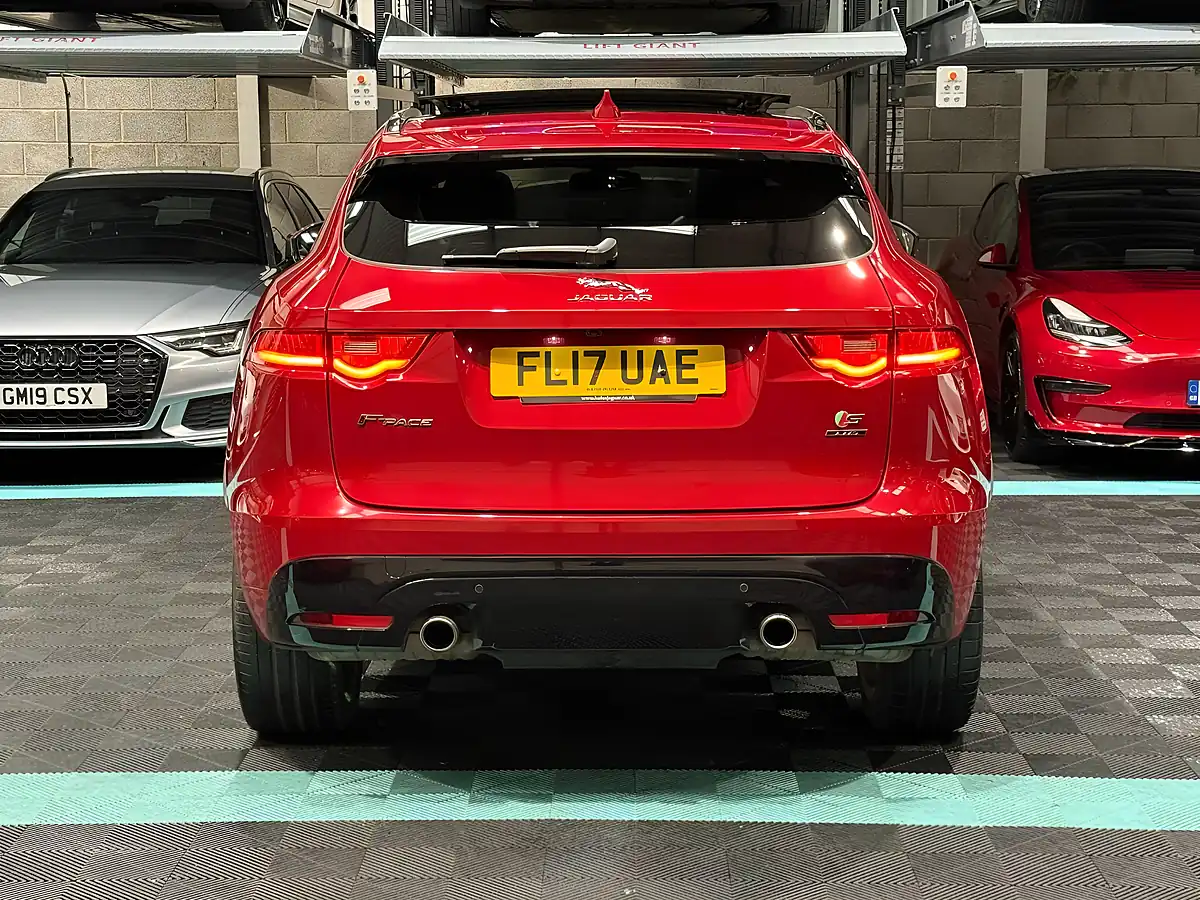 Used 2017 Jaguar F-Pace S Red - Interior and Exterior details 8