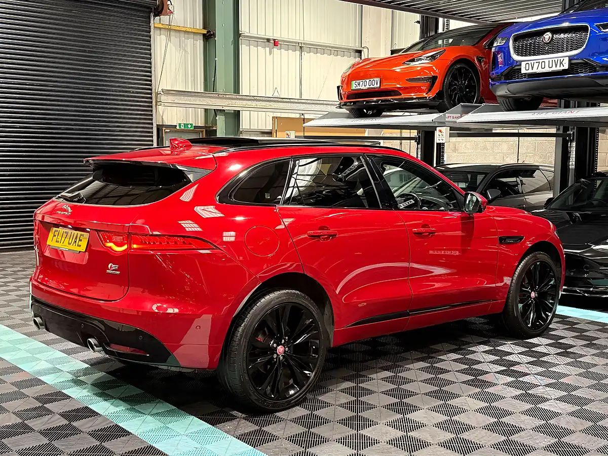 Used 2017 Jaguar F-Pace S Red - Interior and Exterior details 9