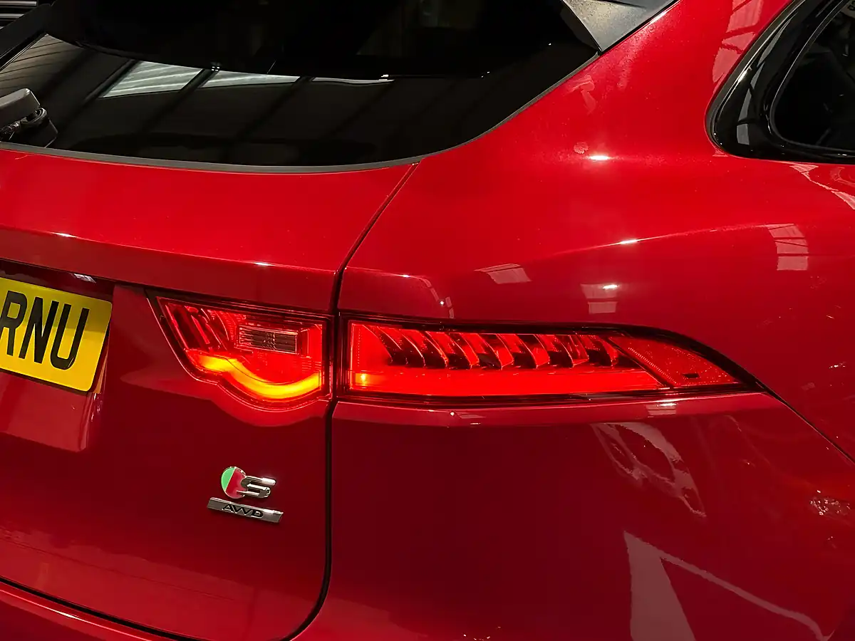 Used 2017 Jaguar F-Pace S Red - Interior and Exterior details 11