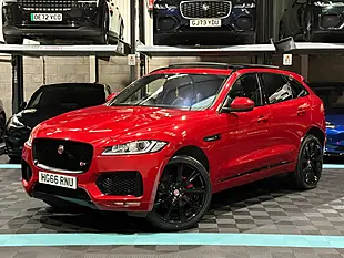 Used 2017 Jaguar F-Pace S Red - Interior and Exterior details 5