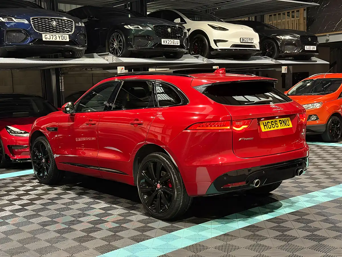 Used 2017 Jaguar F-Pace S Red - Interior and Exterior details 7