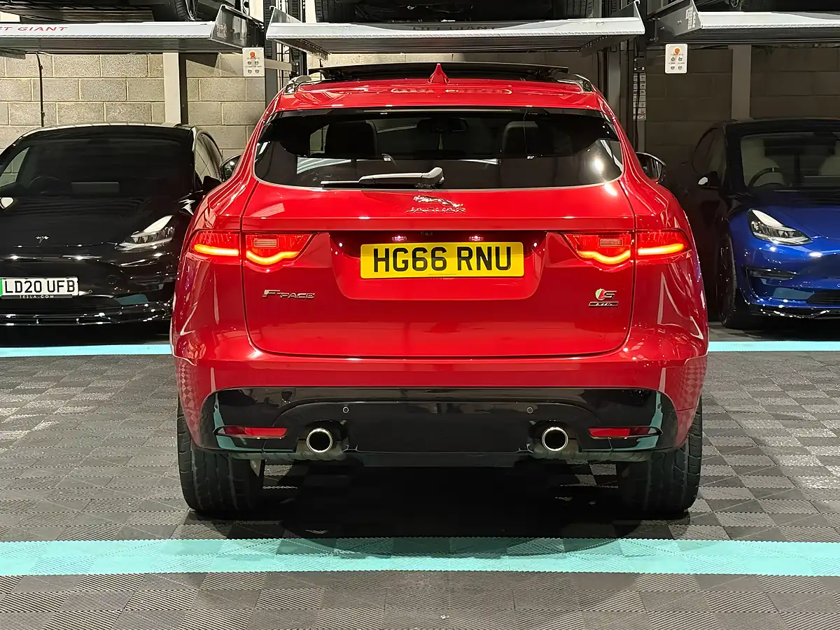 Used 2017 Jaguar F-Pace S Red - Interior and Exterior details 8