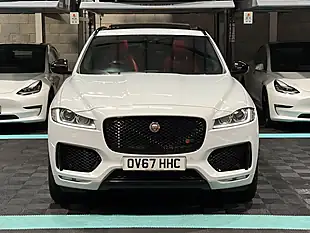 Used 2017 Jaguar F-Pace S White - Interior and Exterior details 4