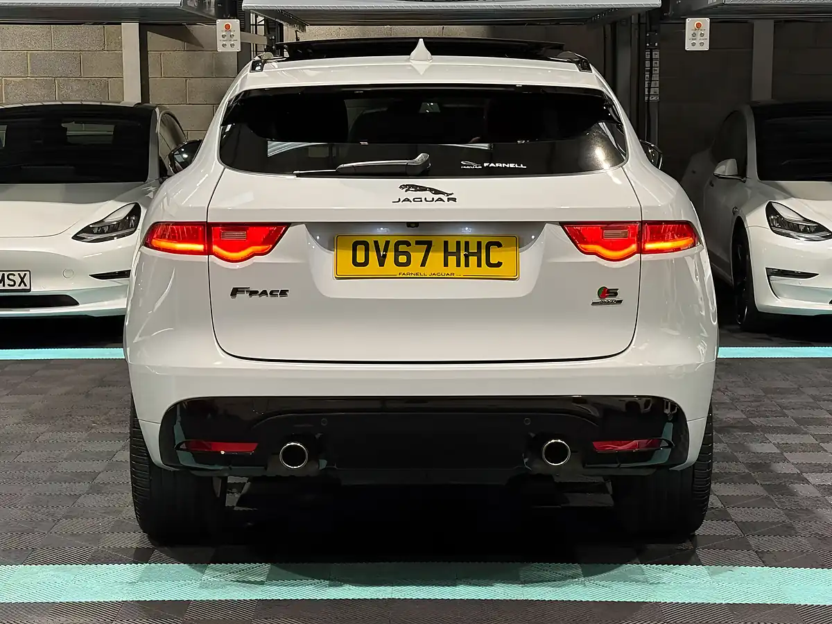Used 2017 Jaguar F-Pace S White - Interior and Exterior details 8