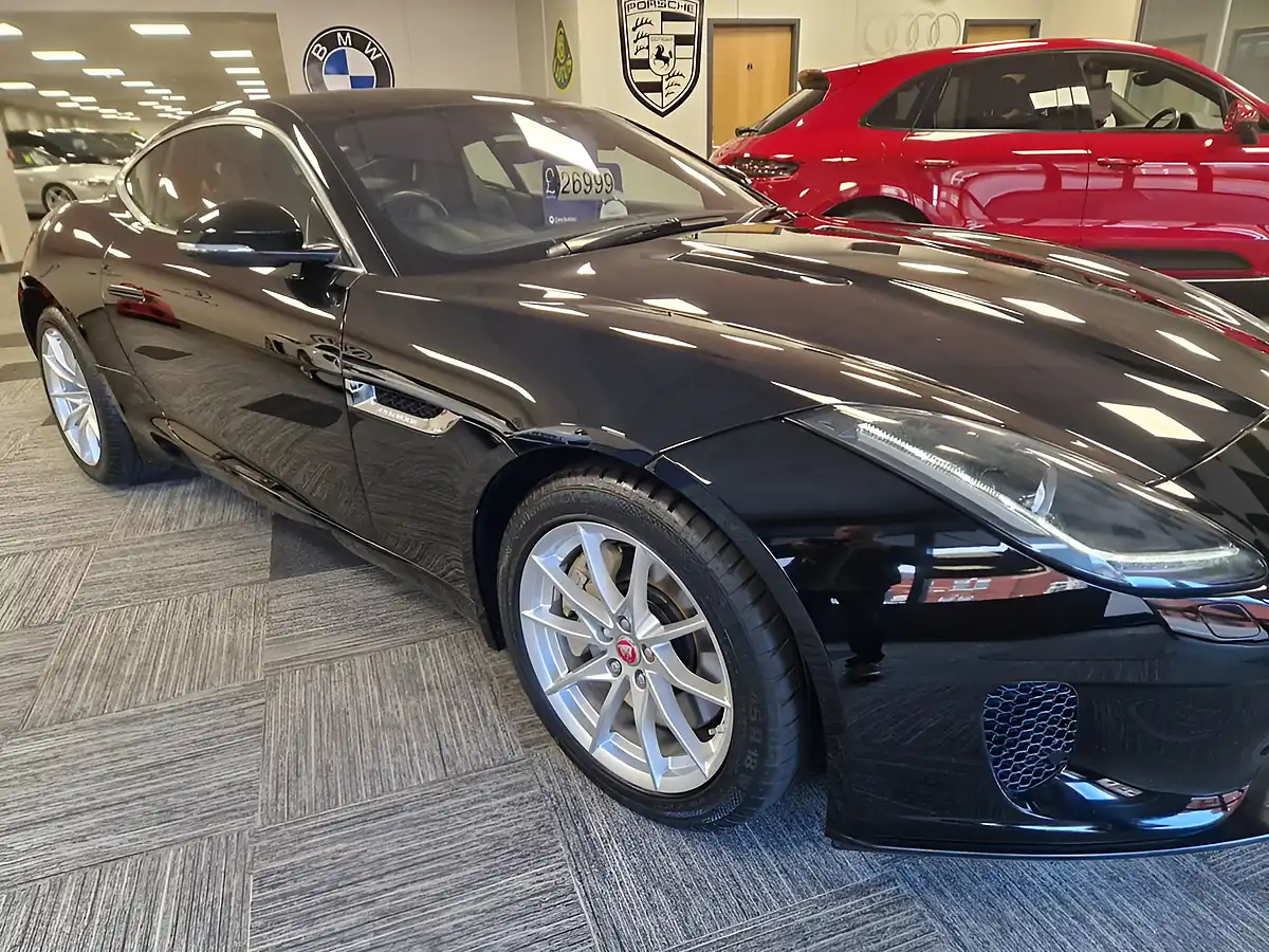 Used 2017 Jaguar F-Type Coupe Black - Interior and Exterior details 10