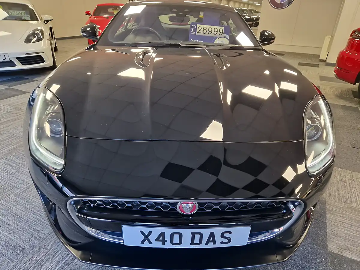 Used 2017 Jaguar F-Type Coupe Black - Interior and Exterior details 11