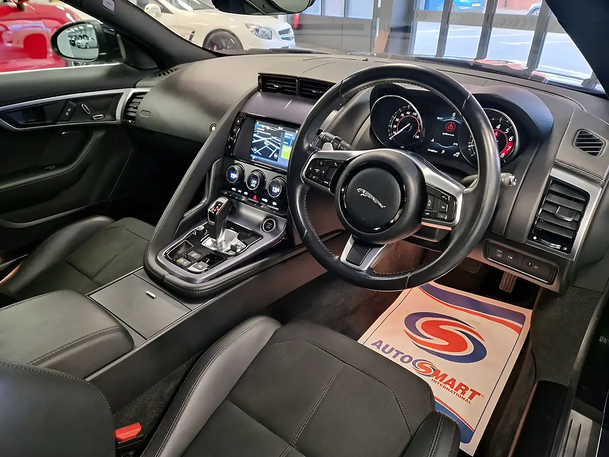 Used 2017 Jaguar F-Type Coupe Black - Interior and Exterior details 17