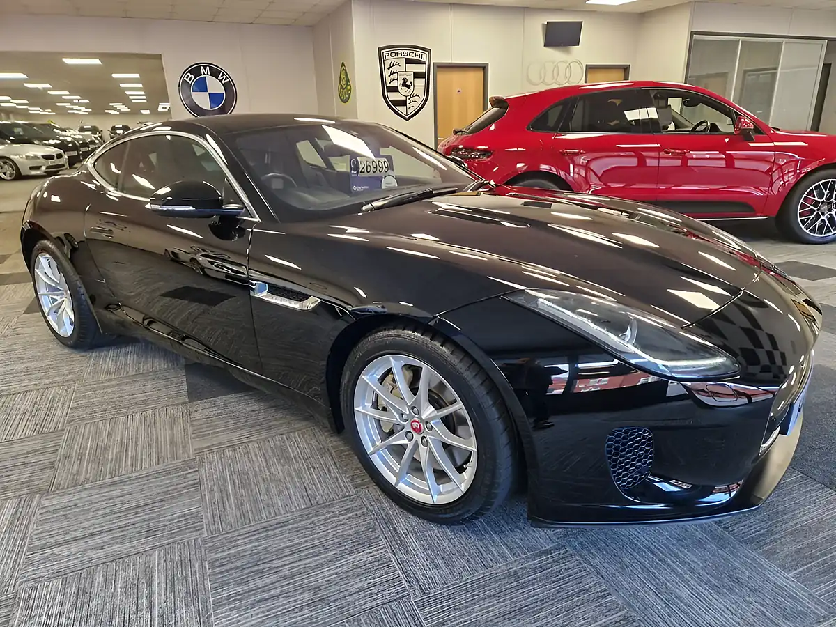Used 2017 Jaguar F-Type Coupe Black - Interior and Exterior details 2