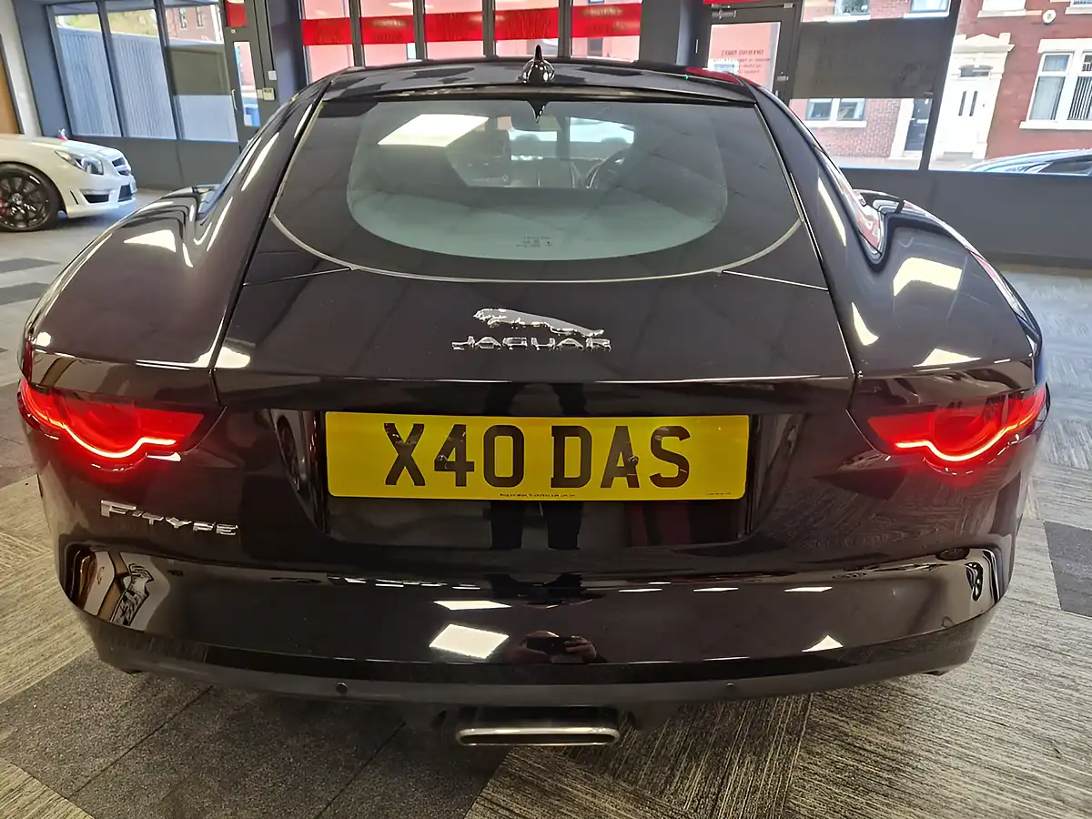 Used 2017 Jaguar F-Type Coupe Black - Interior and Exterior details 9