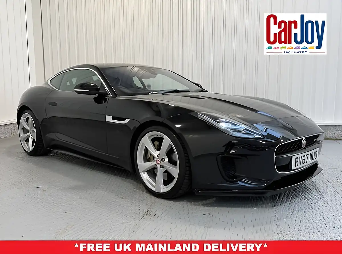 Used 2017 Jaguar F-Type R-Dynamic Coupe Black - Front View
