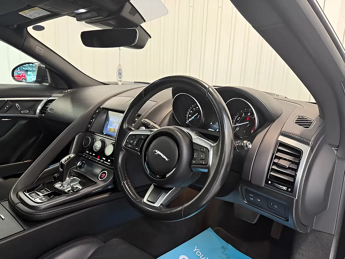 Used 2017 Jaguar F-Type R-Dynamic Coupe Black - Interior and Exterior details 8