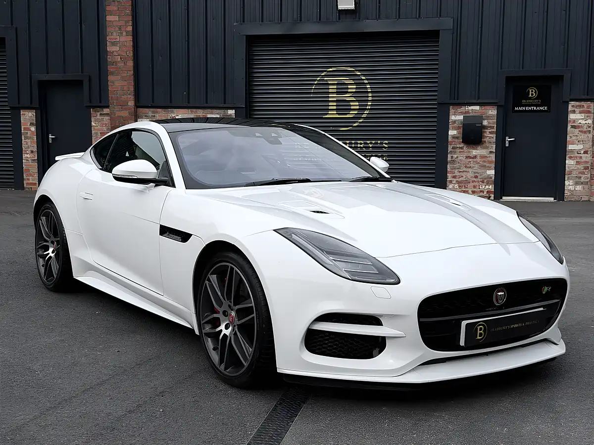 Used 2017 Jaguar F-Type R White - Interior and Exterior details 13