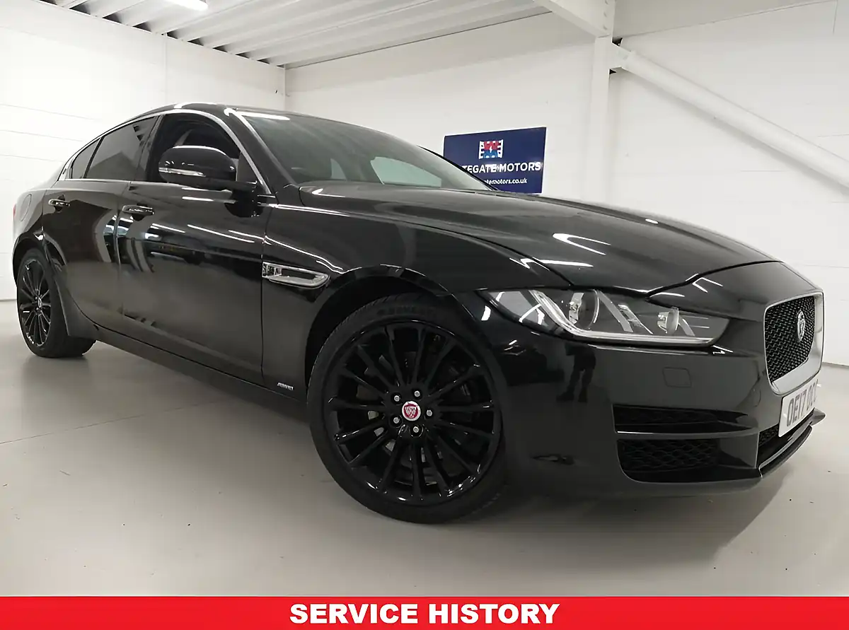 Used 2017 Jaguar Xe Portfolio Black - Front View