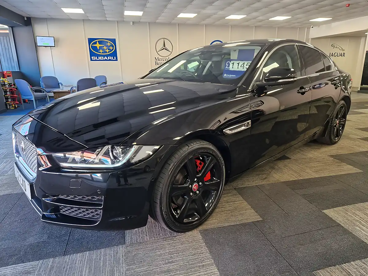 Used 2017 Jaguar Xe Portfolio Black - Front View
