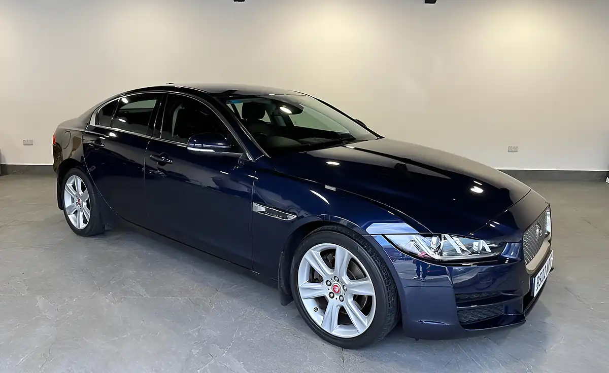 Used 2017 Jaguar Xe Portfolio Blue - Front View