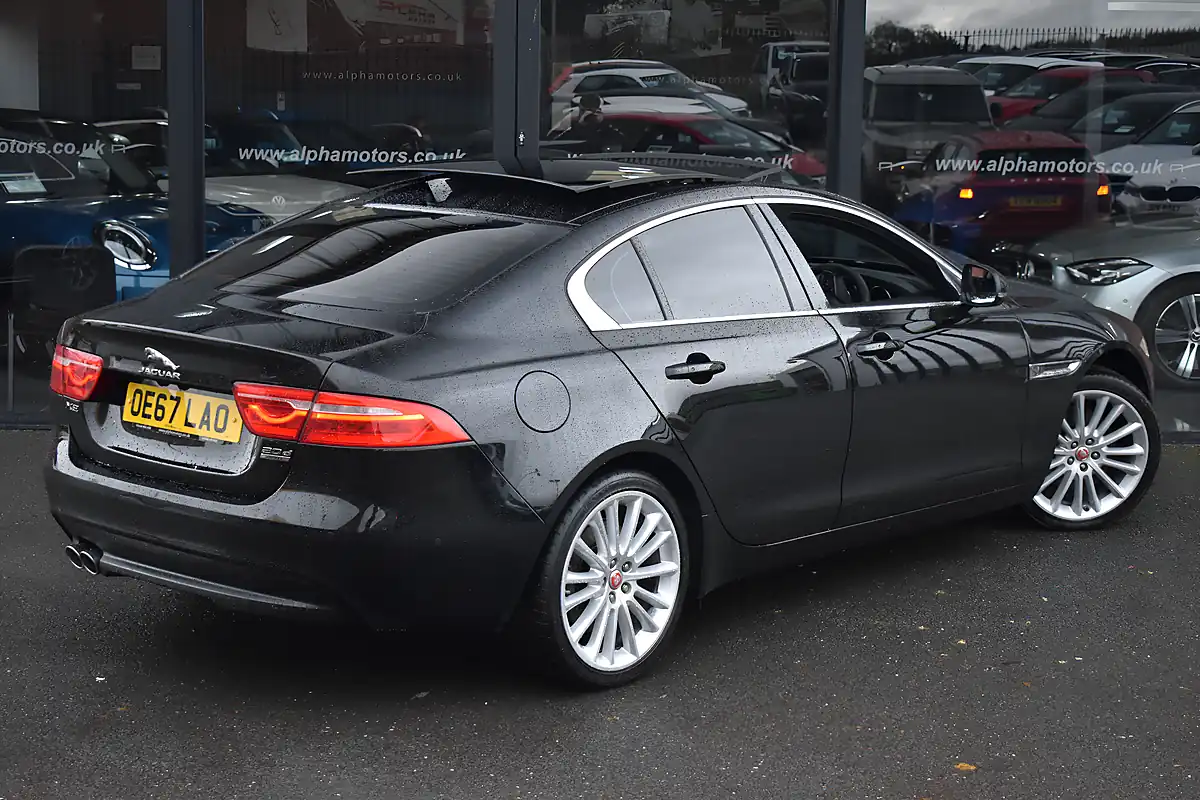 Used 2017 Jaguar Xe Portfolio Santorini Black - Interior and Exterior details 5