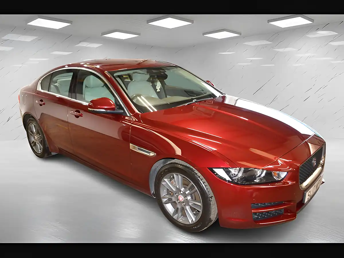 Used 2017 Jaguar Xe Prestige Caldera Red - Interior and Exterior details 4