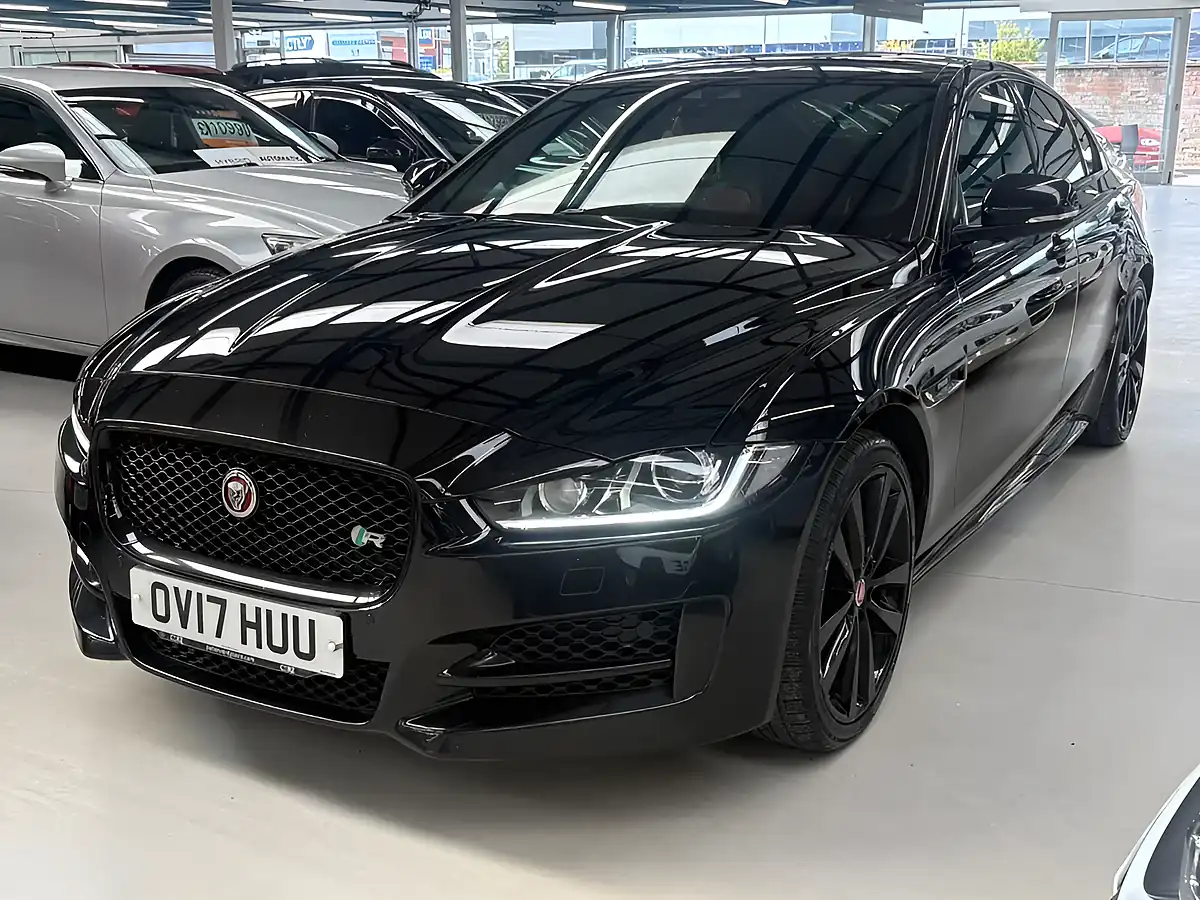 Used 2017 Jaguar Xe R-Sport Black - Front View