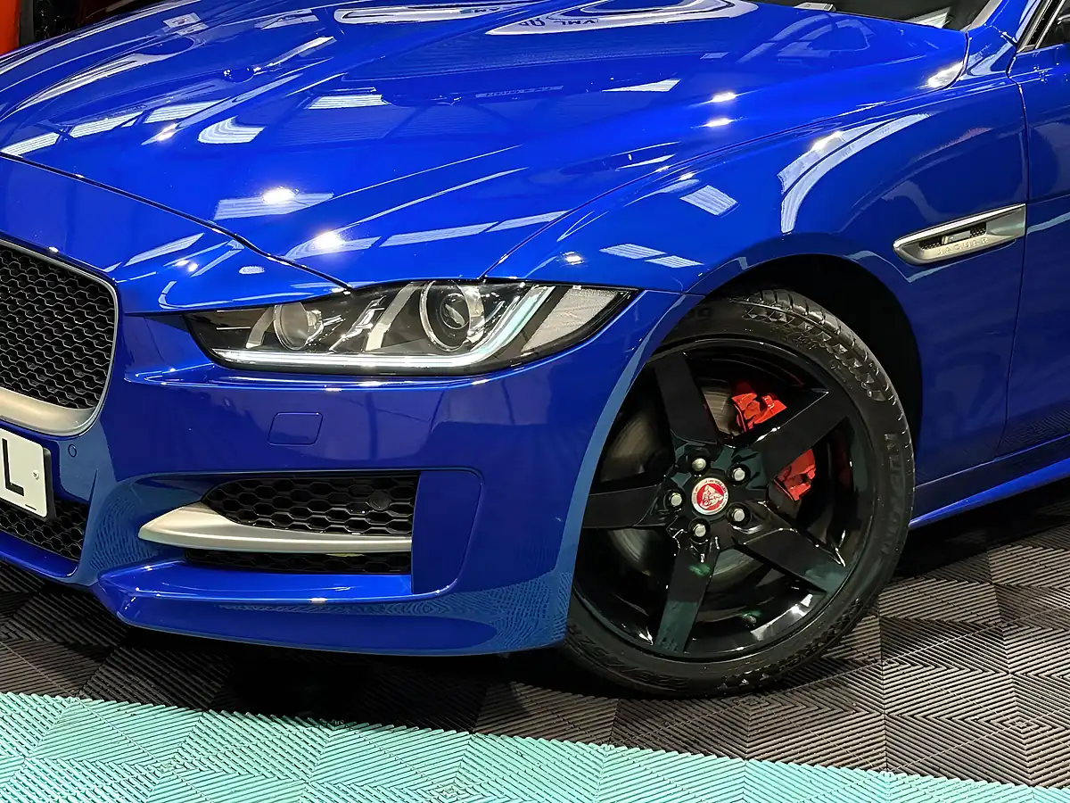 Used 2017 Jaguar Xe R-Sport Blue - Interior and Exterior details 12
