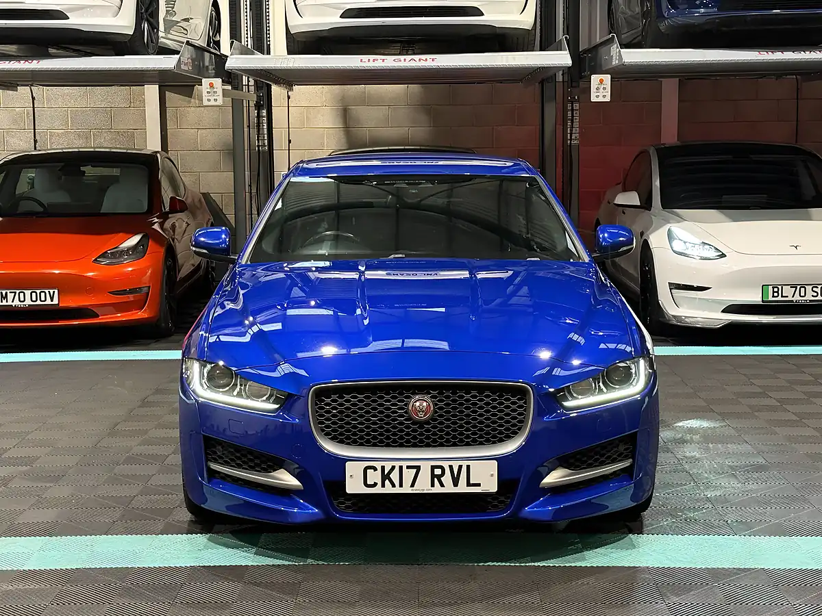 Used 2017 Jaguar Xe R-Sport Blue - Interior and Exterior details 4