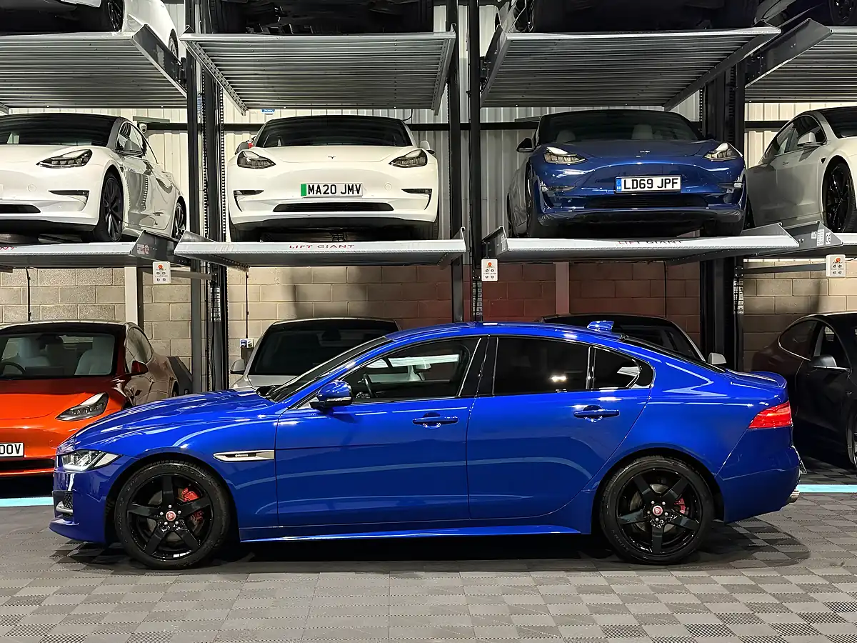 Used 2017 Jaguar Xe R-Sport Blue - Interior and Exterior details 6