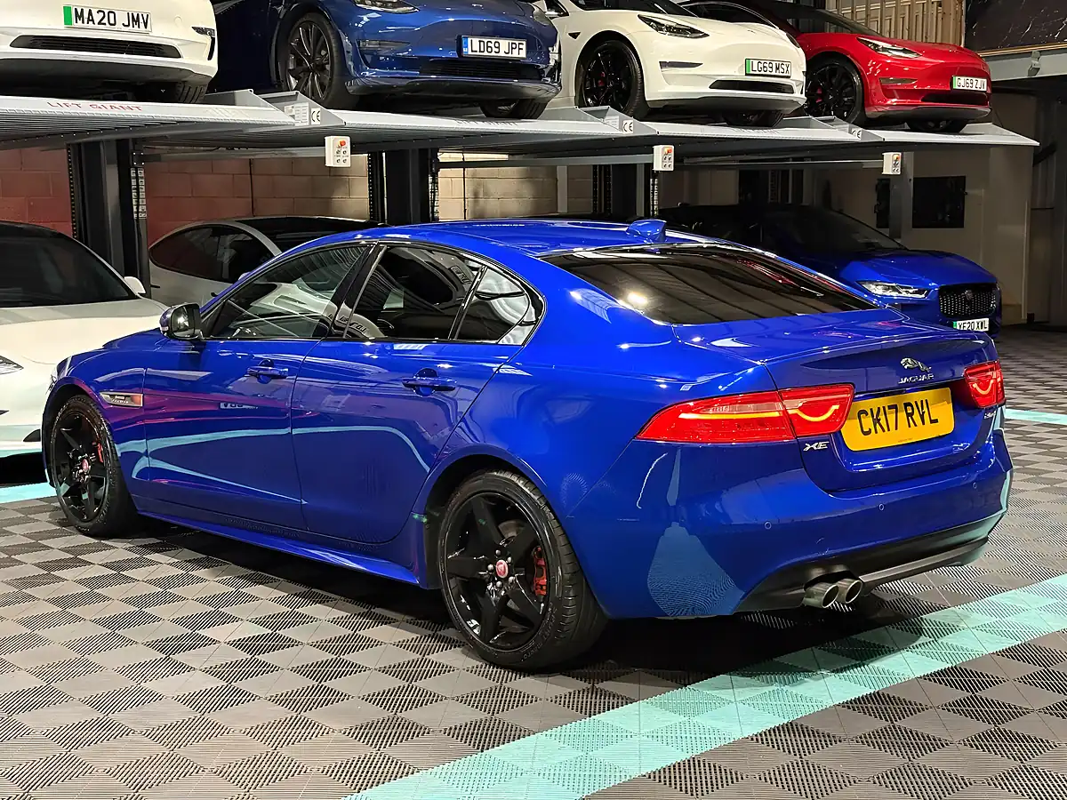 Used 2017 Jaguar Xe R-Sport Blue - Interior and Exterior details 7