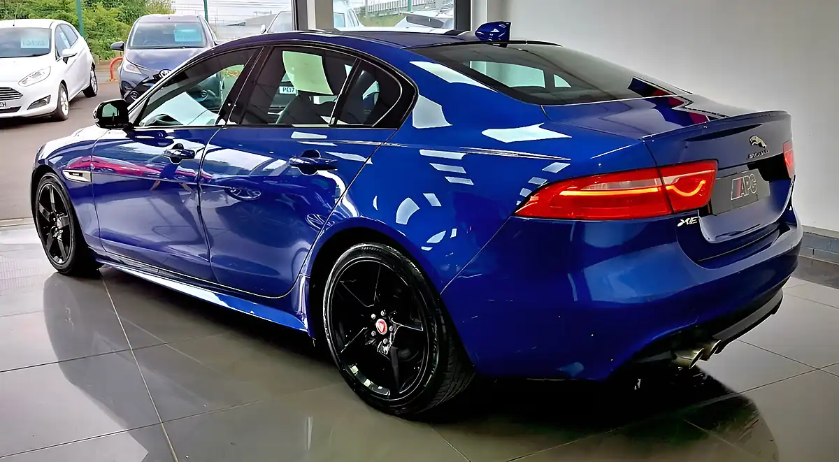 Used 2017 Jaguar Xe R-Sport Blue - Interior and Exterior details 4