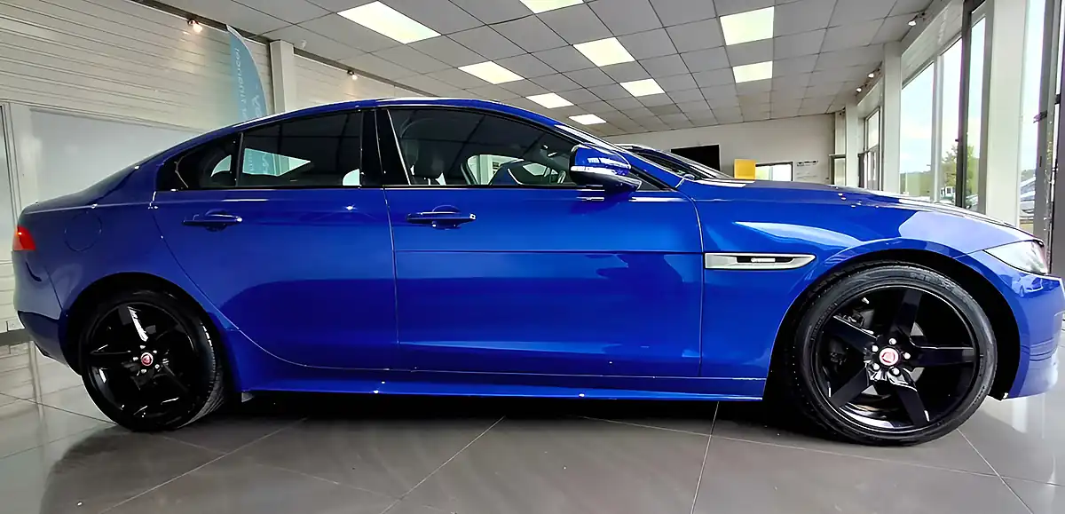 Used 2017 Jaguar Xe R-Sport Blue - Interior and Exterior details 7