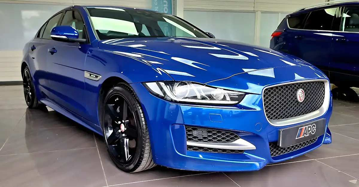 Used 2017 Jaguar Xe R-Sport Blue - Interior and Exterior details 8