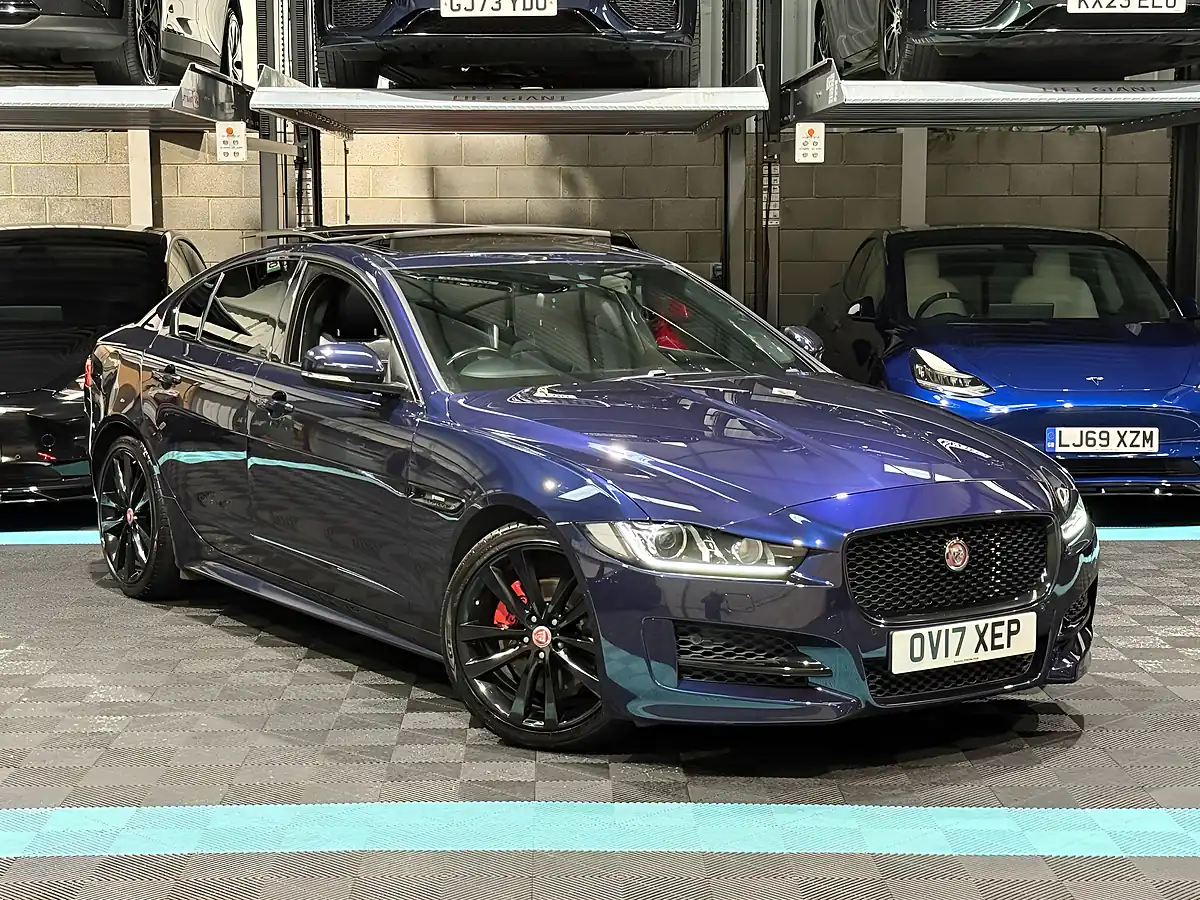Used 2017 Jaguar Xe R-Sport Blue - Front View