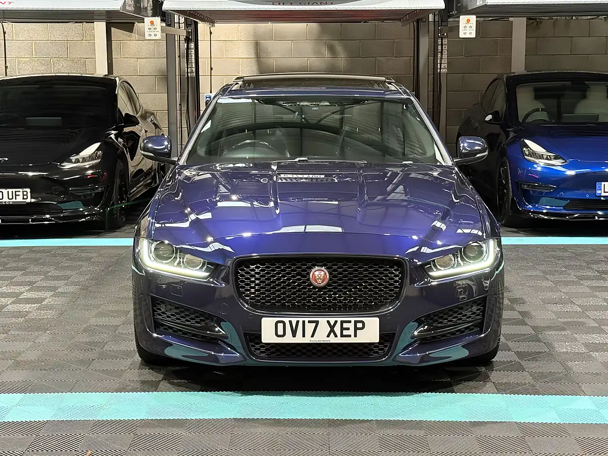 Used 2017 Jaguar Xe R-Sport Blue - Interior and Exterior details 4