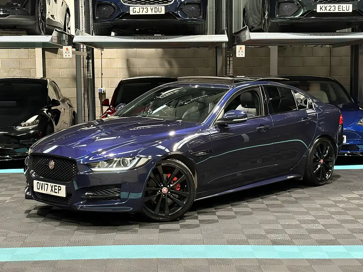 Used 2017 Jaguar Xe R-Sport Blue - Interior and Exterior details 5