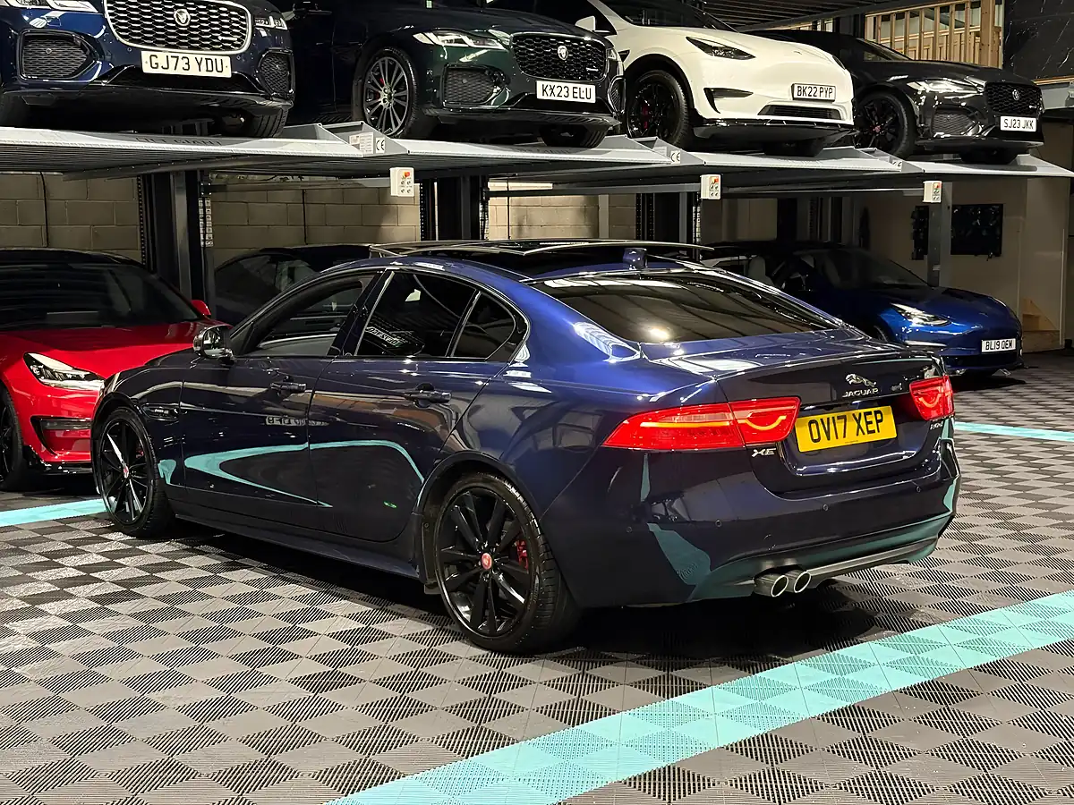 Used 2017 Jaguar Xe R-Sport Blue - Interior and Exterior details 7