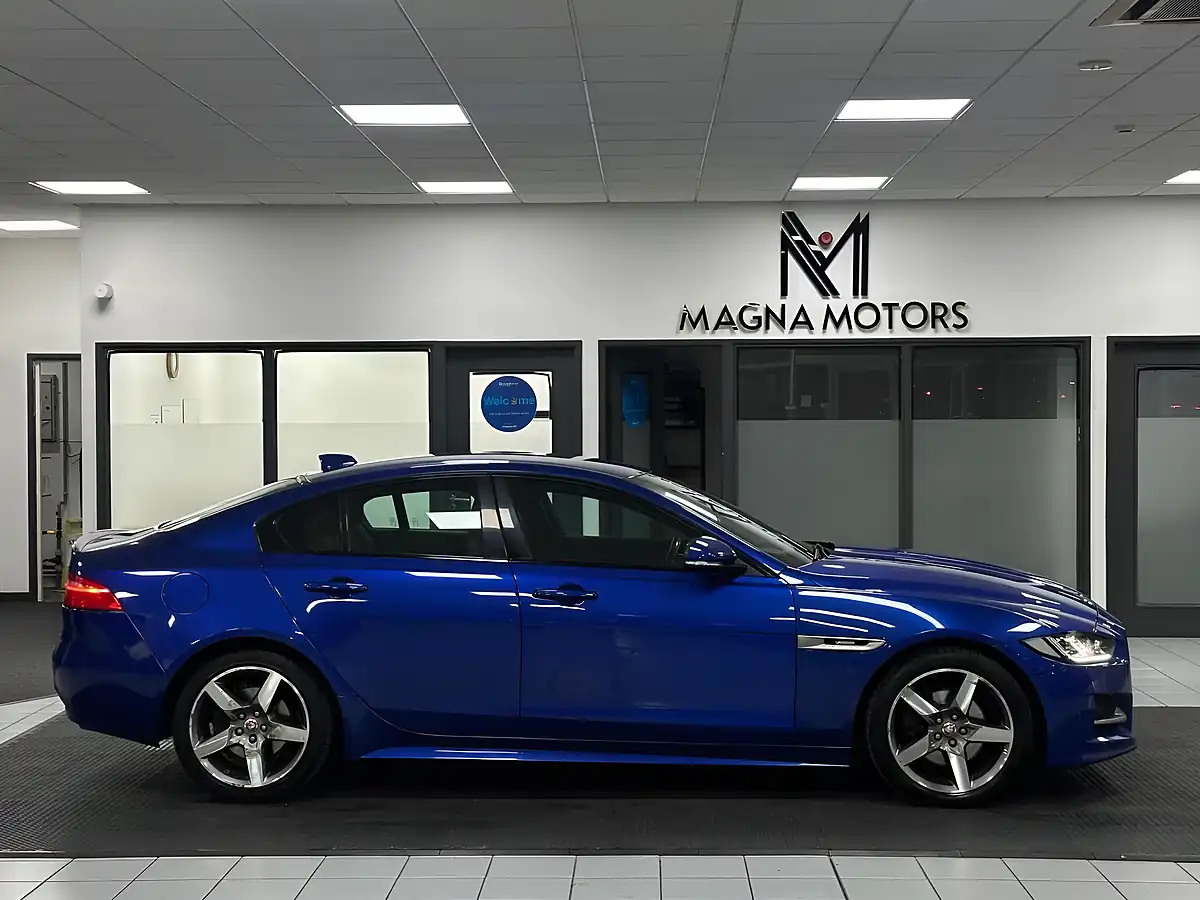 Used 2017 Jaguar Xe R-Sport Blue - Interior and Exterior details 4