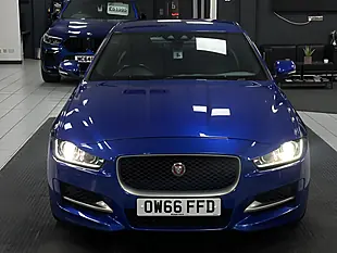 Used 2017 Jaguar Xe R-Sport Blue - Interior and Exterior details 5